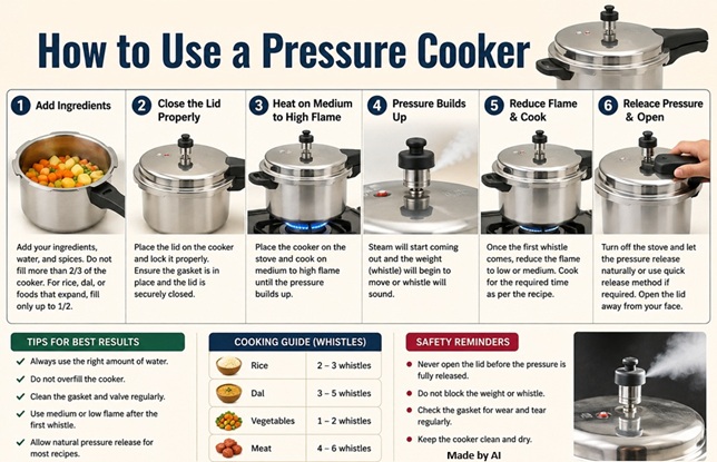 How to Use a Pressure Cooker