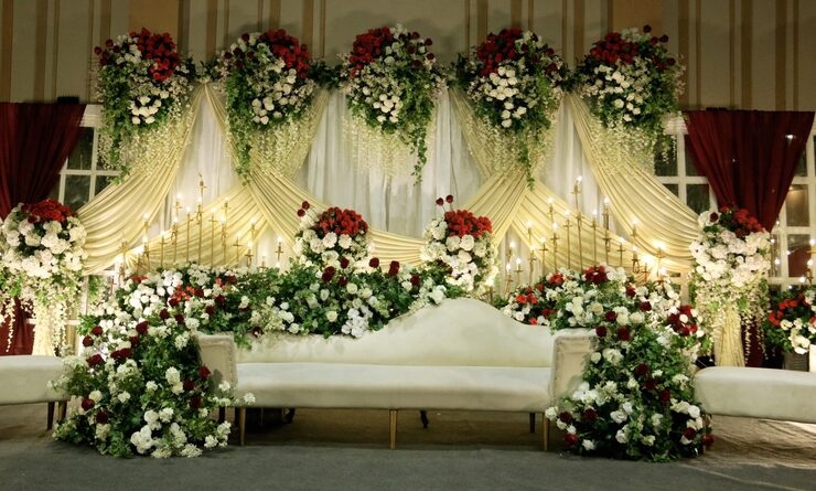 Low Budget Wedding Stage Decoration