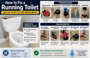 How to Fix a Running Toilet