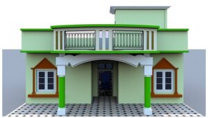 Middle Class Indian Normal Village House Design