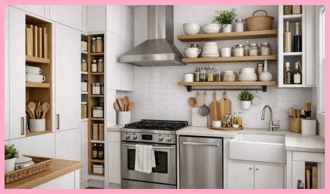 Open Kitchen Design for Small House