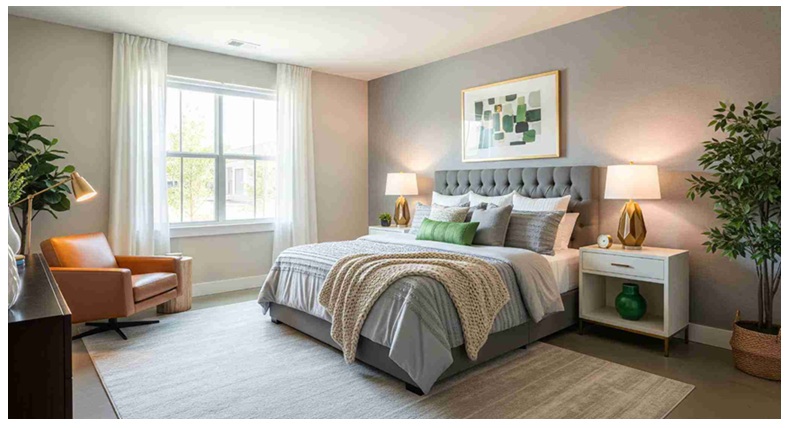 Middle Class Simple Bedroom Decoration