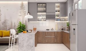 small open kitchen design