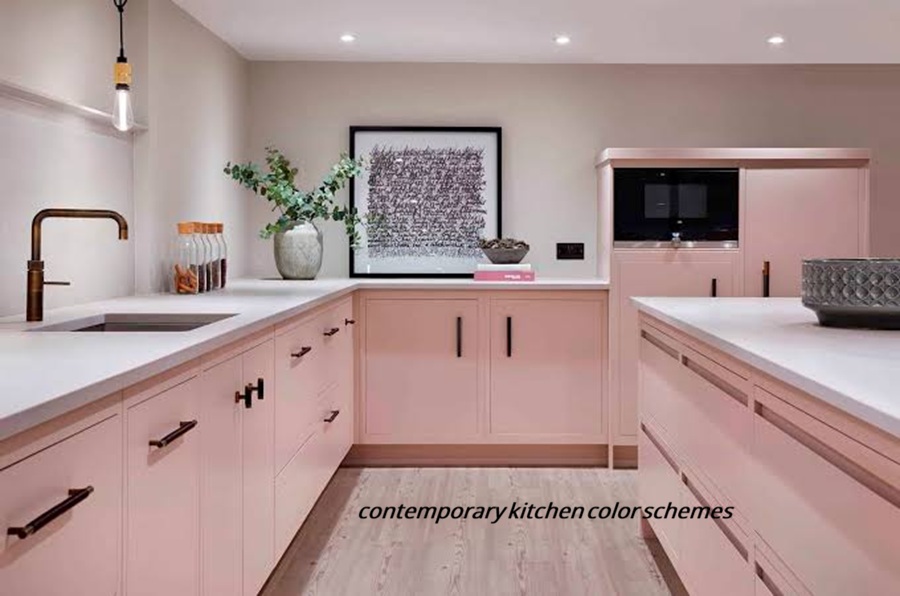 contemporary kitchen color schemes