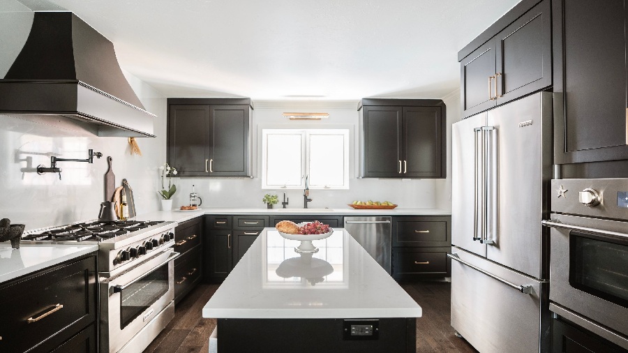 contemporary kitchen color schemes