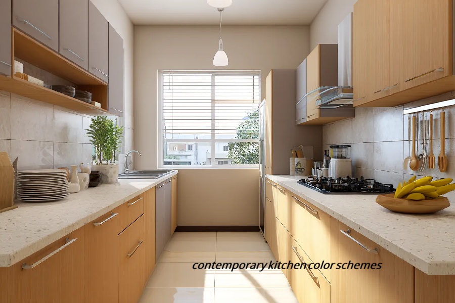 contemporary kitchen color schemes