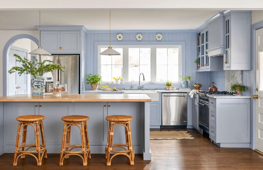contemporary kitchen color schemes