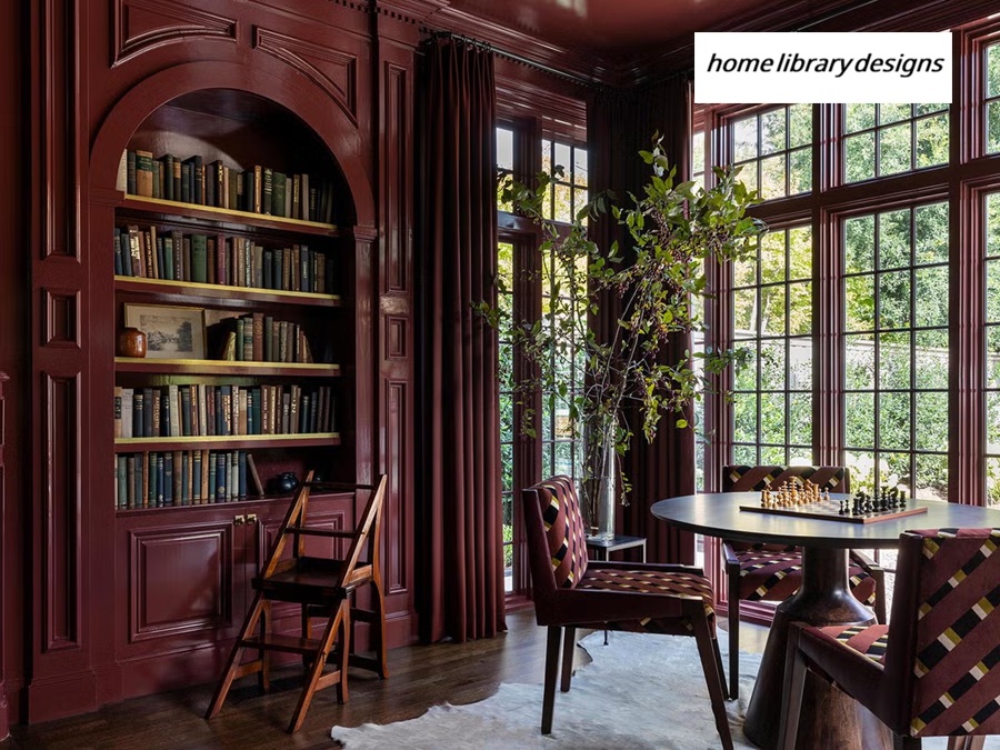 Home Library Designs