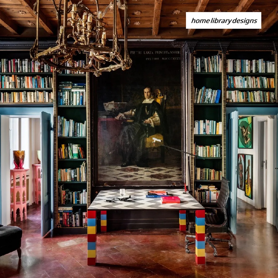 Home Library Designs