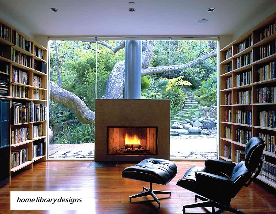 Home Library Designs