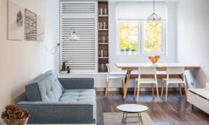 narrow living room dining room combo